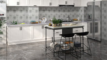 Load image into Gallery viewer, Artisan,, French‑Inspired Kitchen Island – Scratch‑Resistant HPL Top, Metal Frame, Storage Shelf, Built‑In Towel Racks