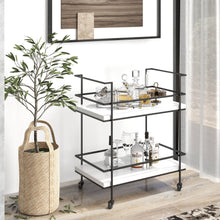 Load image into Gallery viewer, Vintagia,, Serving Bar Cart 29" x 19" ( 74 cm x 47 cm)