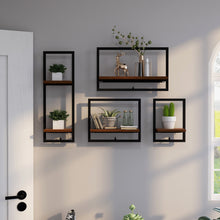 Load image into Gallery viewer, 21 Stories,, Wall Floating Shelves (Set of 4)
