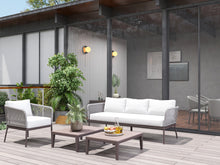 Load image into Gallery viewer, RopeVibe,, Outdoor Patio Conversational Set with Cushions (Set of 4)