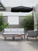 Load image into Gallery viewer, RopeVibe,, Outdoor Patio Conversational Set with Cushions (Set of 4)