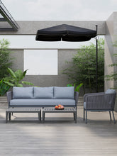 Load image into Gallery viewer, RopeVibe,, Outdoor Patio Conversational Set with Cushions (Set of 4)