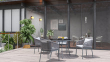 Load image into Gallery viewer, RopeVibe,, Outdoor Patio Dining Set (Include 4 Dining Chairs and 1 Dining Table)