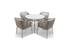 Load image into Gallery viewer, RopeVibe,, Outdoor Patio Dining Set (Include 4 Dining Chairs and 1 Dining Table)