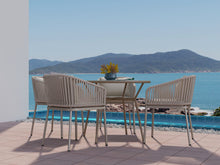 Load image into Gallery viewer, RopeVibe,, Outdoor Patio Dining Set (Include 4 Dining Chairs and 1 Dining Table)