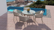 Load image into Gallery viewer, RopeVibe,, Outdoor Patio Dining Set (Include 4 Dining Chairs and 1 Dining Table)