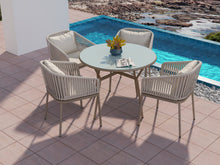 Load image into Gallery viewer, RopeVibe,, Outdoor Patio Dining Set (Include 4 Dining Chairs and 1 Dining Table)