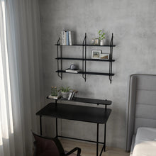 Load image into Gallery viewer, Modernatta,, Wall Mounted Shelves/Bookcase (41" x 40" (114cm x 102 cm)