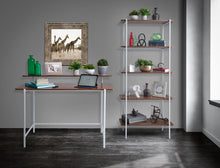 Load image into Gallery viewer, Modernatta,, Writing Desk with Shelf 48" x 20" (120 cm x 50 cm)