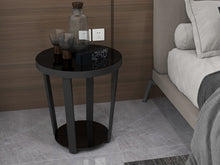 Load image into Gallery viewer, Cassadorna,, Glass End Table 20" x 22" ( 50 cm x 56cm)