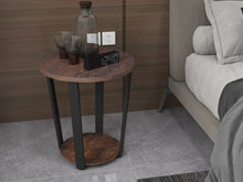 Load image into Gallery viewer, Cassadorna,, Wood End Table 20" x 22" ( 50cm x 56cm)